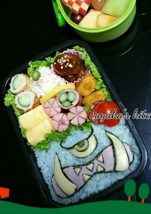 サイクロプス(城とドラゴン)キャラ弁-レシピのメイン写真