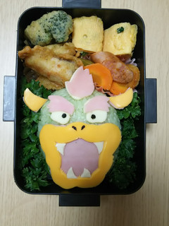 旦那⭐キャラ弁 クッパ大魔王-レシピのメイン写真