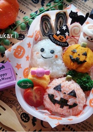 HAPPY HALLOWEENキャラ弁-レシピのメイン写真