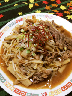 超時短★牛肉切り落としと長芋の中華風炒め-レシピのメイン写真