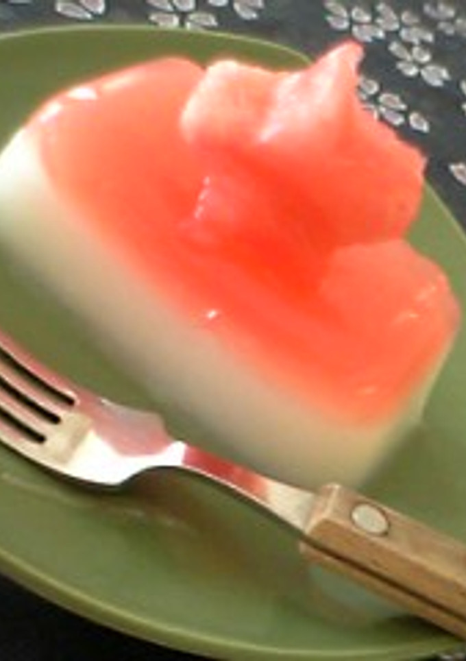 ちゅるりん♪スイカの杏仁風-レシピのメイン写真