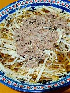 ☆簡単もやしとひき肉のあごだし蒸し☆-レシピのメイン写真