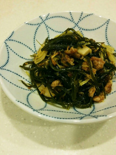 昆布と豚挽き肉とエリンギの常備菜オカズ-レシピのメイン写真