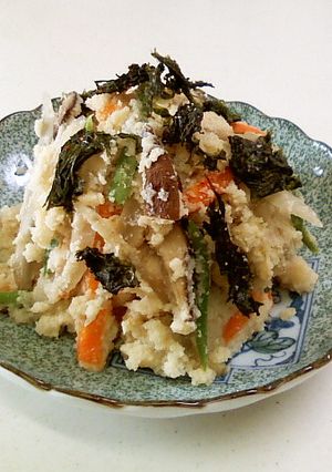 ダシダでおからの炒り煮-レシピのメイン写真