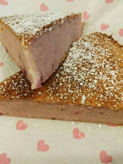 紫芋のベイクドチーズケーキ-レシピのメイン写真