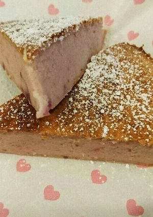 紫芋のベイクドチーズケーキ-レシピのメイン写真