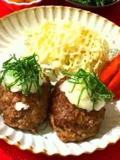 ふわふわジューシーな和風ハンバーグ-レシピのメイン写真