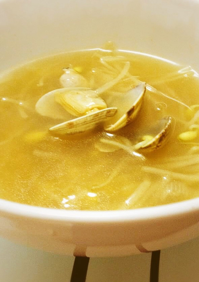 * あさりと豆もやしのスープ *-レシピのメイン写真