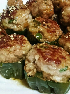 ☆ピーマンのつくね風肉詰め☆-レシピのメイン写真