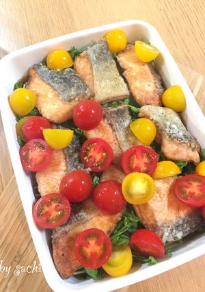 【作り置き】鮭と豆苗の南蛮漬け-レシピのメイン写真