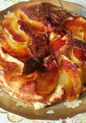 ＨＭでリンゴのキャラメリゼケーキ-レシピのメイン写真
