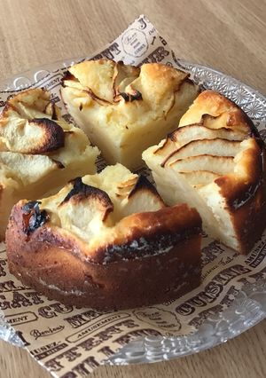 りんごのヨーグルトケーキ-レシピのメイン写真