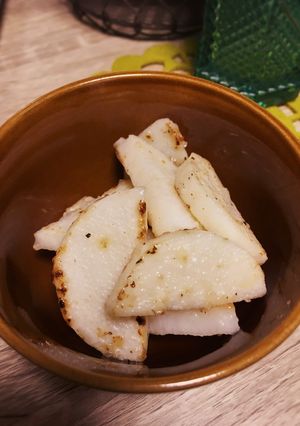 ほくほくネバ～＊山芋のガーリック焼き＊-レシピのメイン写真