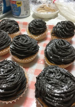 黒ごまのモンブラン-レシピのメイン写真