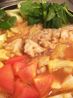 シメまでいただく!一人前簡単《カレー鍋》-レシピのメイン写真