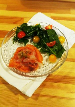 甘エビとサーモンのタルタル-レシピのメイン写真