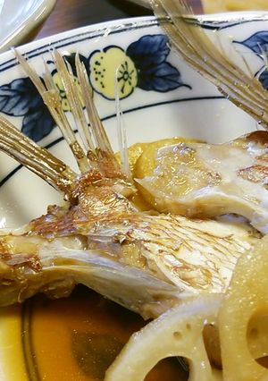 真鯛アラの煮付け。-レシピのメイン写真