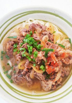 肉うどん(～讃岐うどん～)-レシピのメイン写真