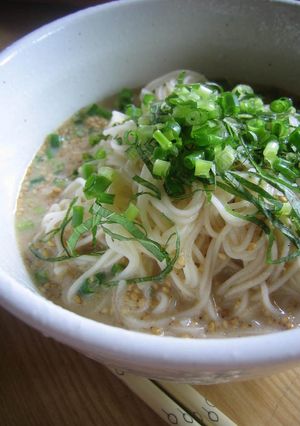 豆乳入り✿ごまダレそうめん♬-レシピのメイン写真