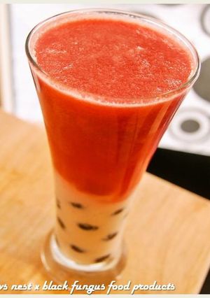 黑木耳西瓜波霸牛奶．柯媽媽の植物燕窩-レシピのメイン写真