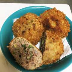 白菜と合挽き肉でメンチカツ-レシピのメイン写真