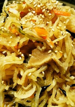 切り干し大根煮、ミックスで！-レシピのメイン写真