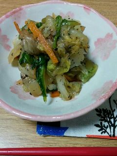 白菜のゆかり和え-レシピのメイン写真