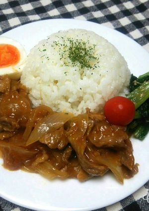 豚こま切れのハヤシライス風-レシピのメイン写真