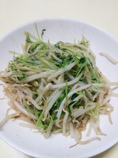 もやしと豆苗の炒めもの-レシピのメイン写真