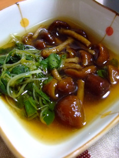 簡単和食☆なめことかいわれのさっと煮-レシピのメイン写真