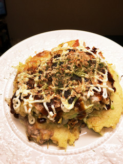 お好み焼き チーズ入り-レシピのメイン写真