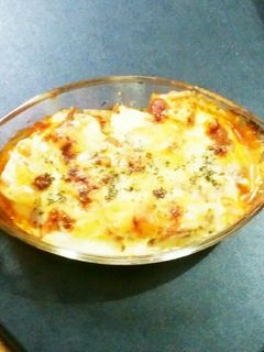 厚揚げとミートソースのチーズ焼き!!-レシピのメイン写真