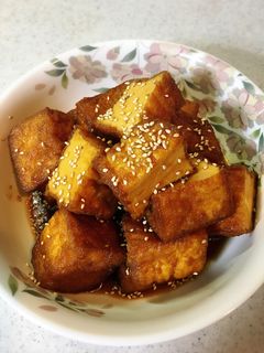 揚げ豆腐の煮物-レシピのメイン写真