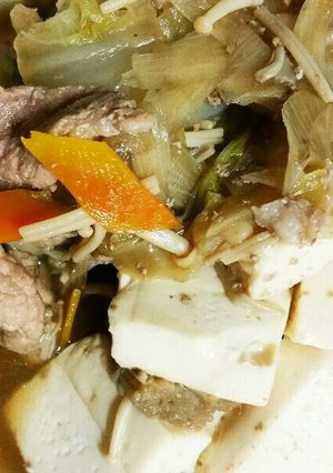 肉豆腐　味付けはめんつゆのみ-レシピのメイン写真