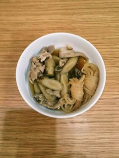 豚肉とごぼうのシンプルな煮物。-レシピのメイン写真