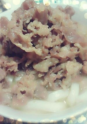 肉うどん-レシピのメイン写真