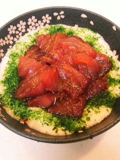 とろろon漬けまぐろ-レシピのメイン写真