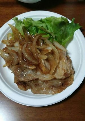 玉ねぎ入り　やわらかい豚肉のしょうが焼き-レシピのメイン写真
