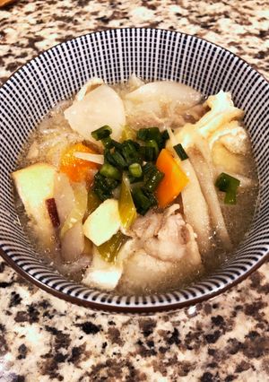 サツマイモが決め手！「食べる」豚汁-レシピのメイン写真