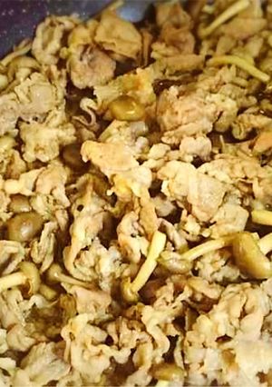秋の豚丼-レシピのメイン写真