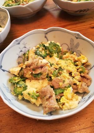 あごだしつゆの薄切りゴーヤチャンプル-レシピのメイン写真