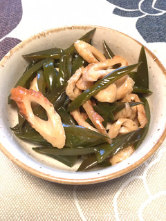 茎わかめとちくわのきんぴら-レシピのメイン写真