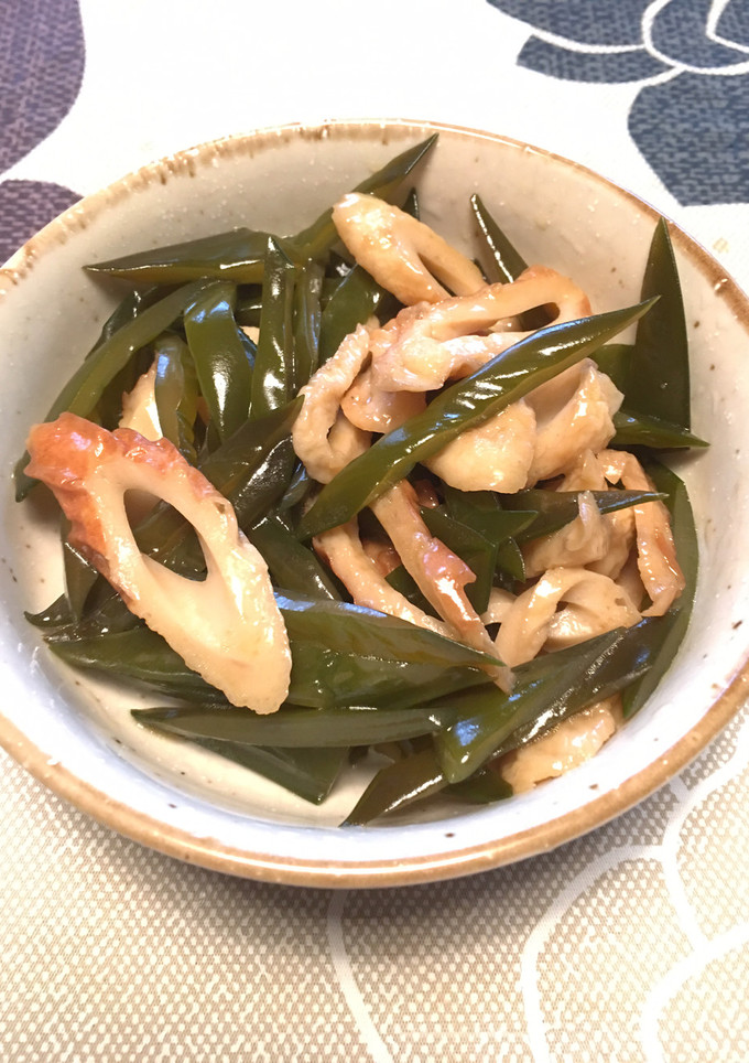 茎わかめとちくわのきんぴら-レシピのメイン写真