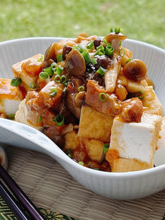 豚バラ丼の揚げ豆腐あんかけ-レシピのメイン写真