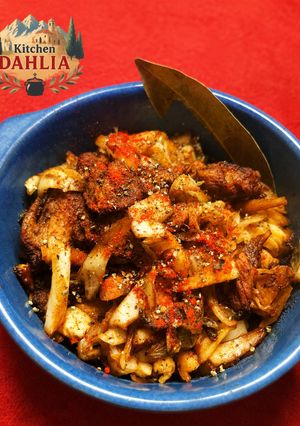 【キャベツ大量消費🥬】豚肉の爆速モンテネグロ風🇲🇪-レシピのメイン写真