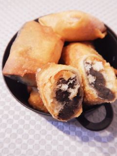 パンとあんこのおやつ春巻き-レシピのメイン写真