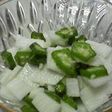 オクラとトロロのトロトロサラダ