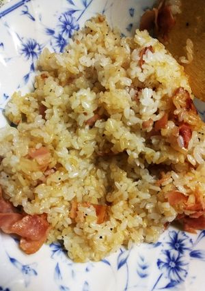 簡単!ベーコンガーリックペッパーライス　-レシピのメイン写真