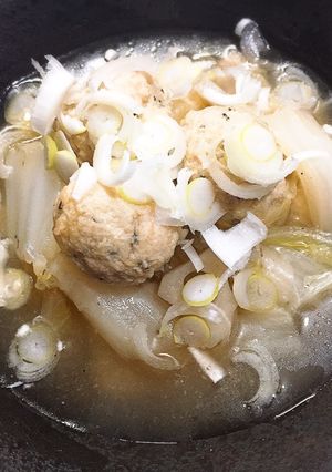 ダシダで鶏団子スープ-レシピのメイン写真