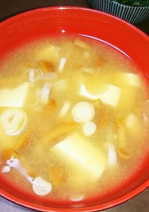 なめこと豆腐の味噌汁 なめこの味噌汁-レシピのメイン写真